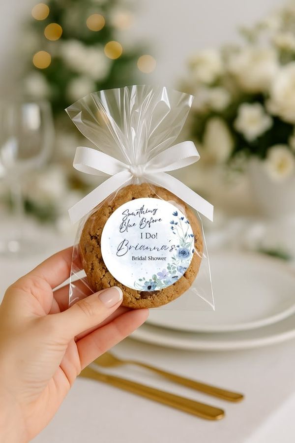 Cookie embalado com etiqueta personalizada